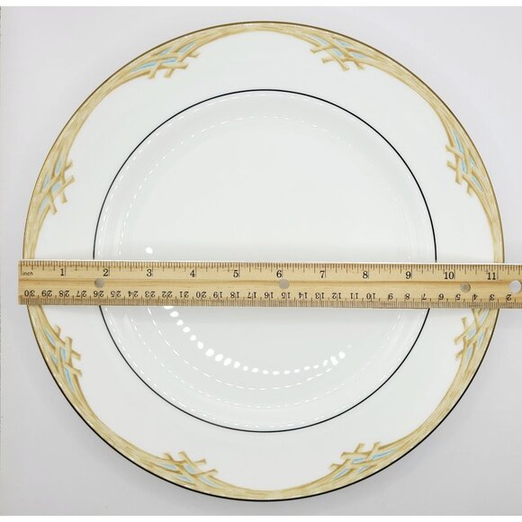 Lenox British Colonial Collection Bamboo Dinner Plate 11.25" Porcelain Made USA - Picture 6 of 6
